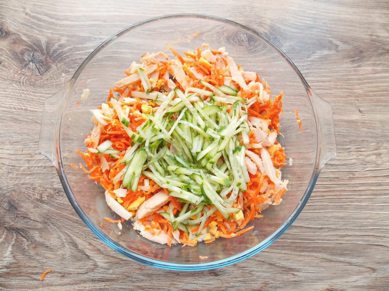 Салаты с корейской морковью: топ-11 пошаговых рецептов с фото