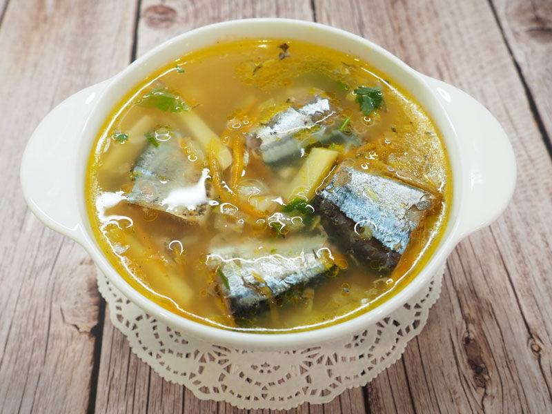 Суп из рыбных консервов – 3 любимых рецепта