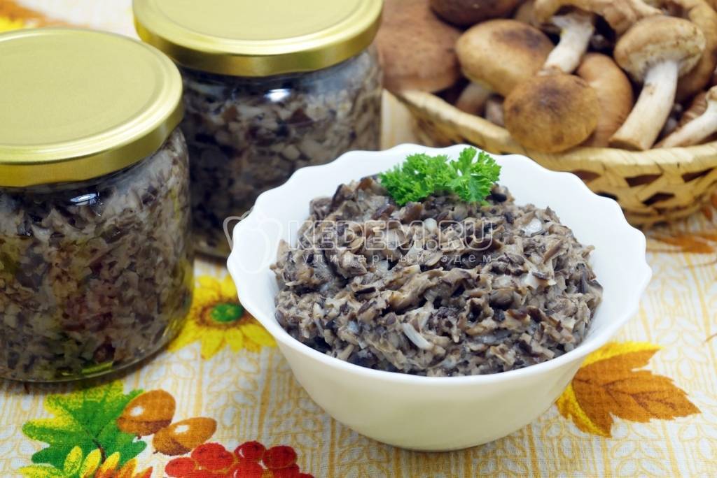 Грибная икра из варенных грибов: самые вкусные рецепты на зиму - ешь твори люби