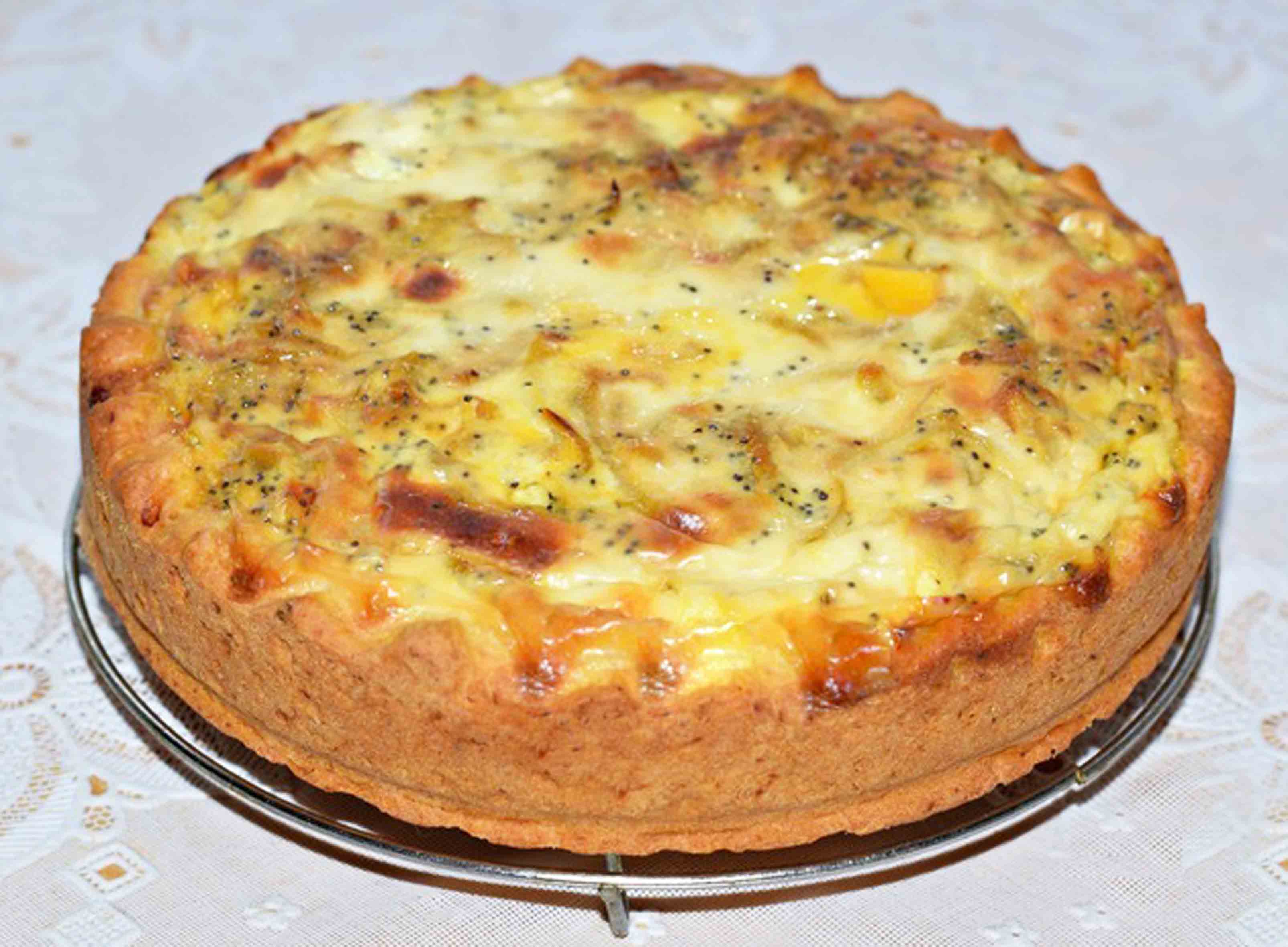 Луковый пирог - 10 вкуснейших рецептов с фото пирога с луком