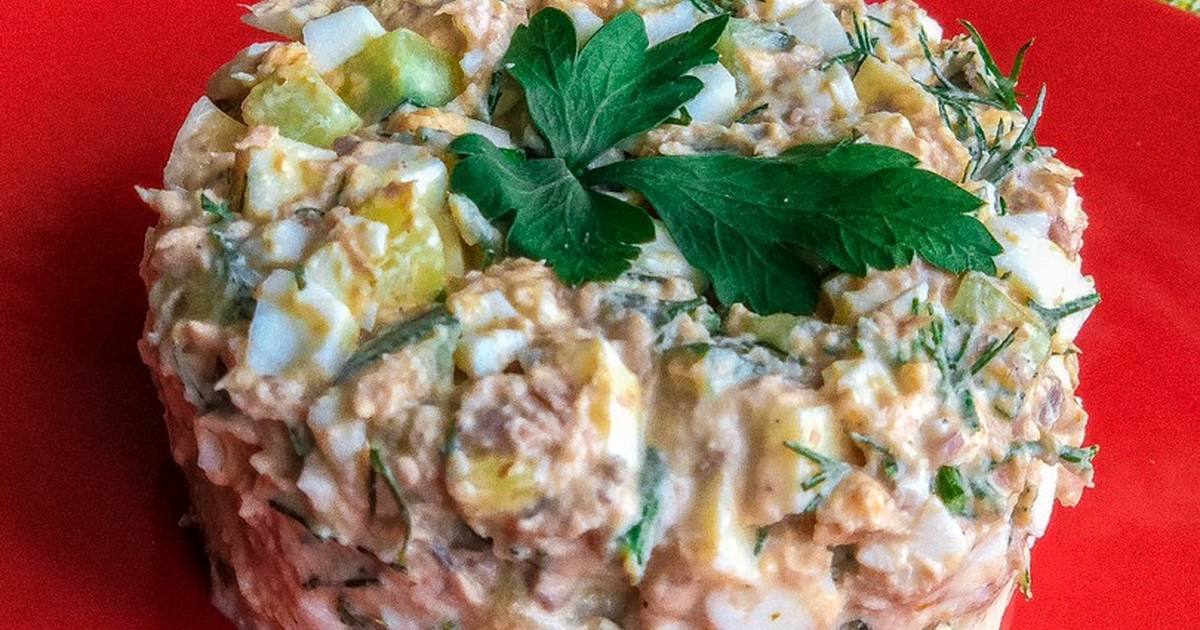 Салат с консервированным тунцом – 7 интересных фото рецептов