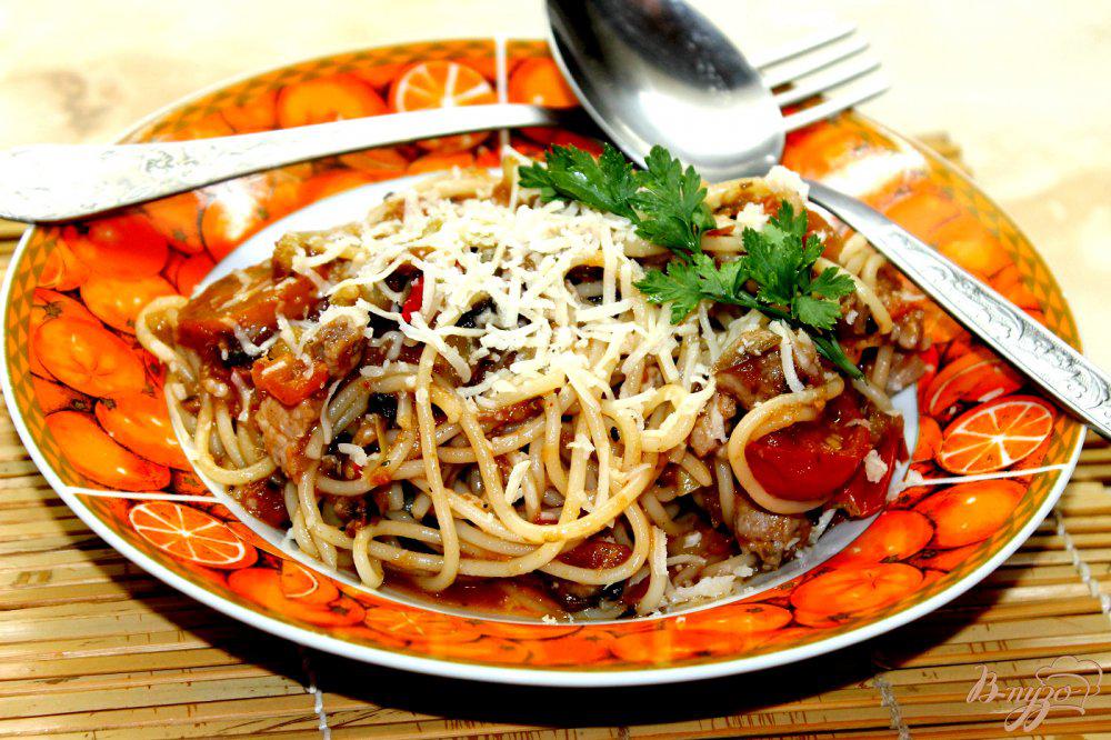 Спагетти с курицей в сливочном соусе – 7 рецептов