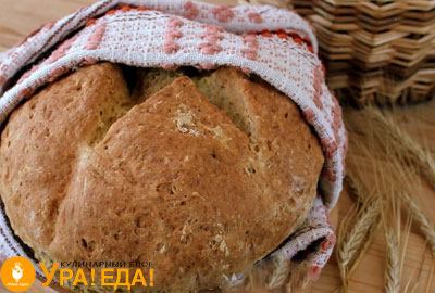 Постный хлеб в духовке на сухих дрожжах