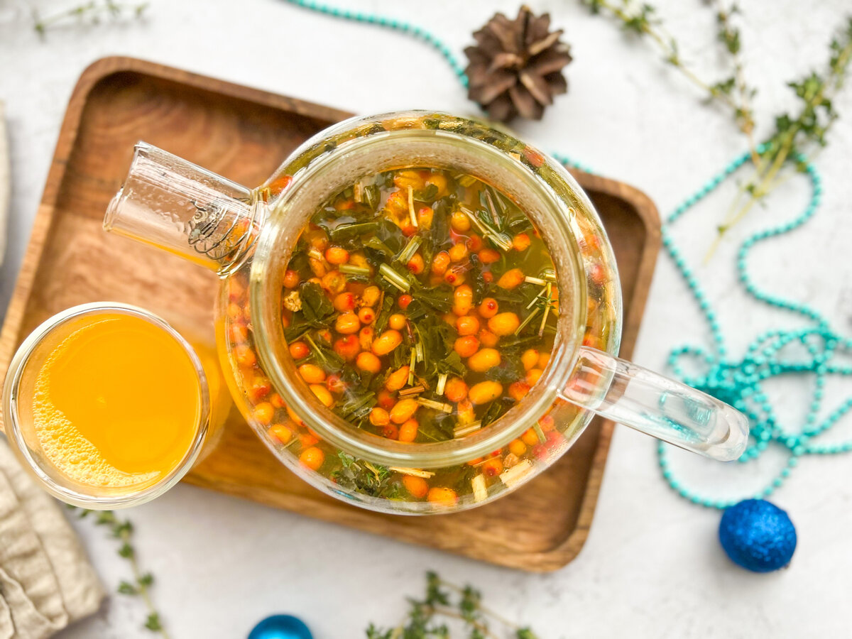 Для поддержания иммунитета – витаминный чай в домашних условиях