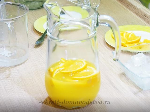 Домашний апельсиновый напиток
