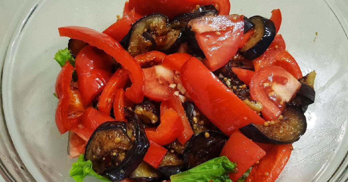 Салат из овощей с пикантной заправкой «шехерезада»