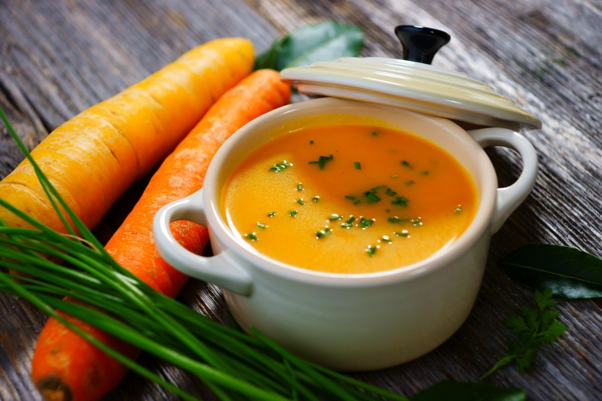 Суп морковный