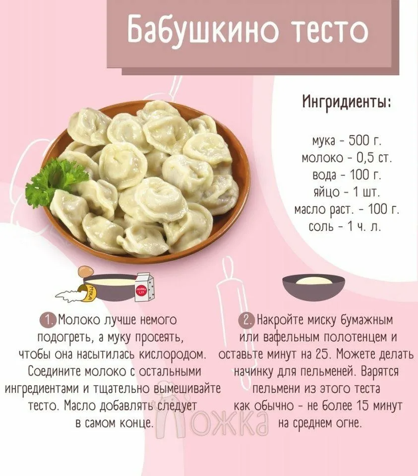Тесто для домашних пельменей: 10 рецептов эластичного и вкусного теста на пельмени