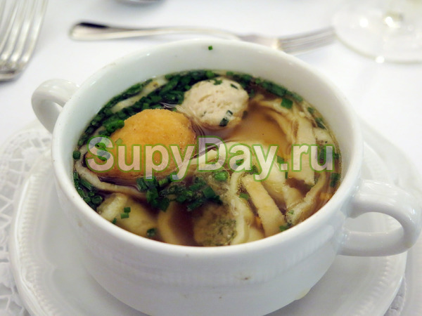 Суп с фрикадельками или немецкий свадебный суп