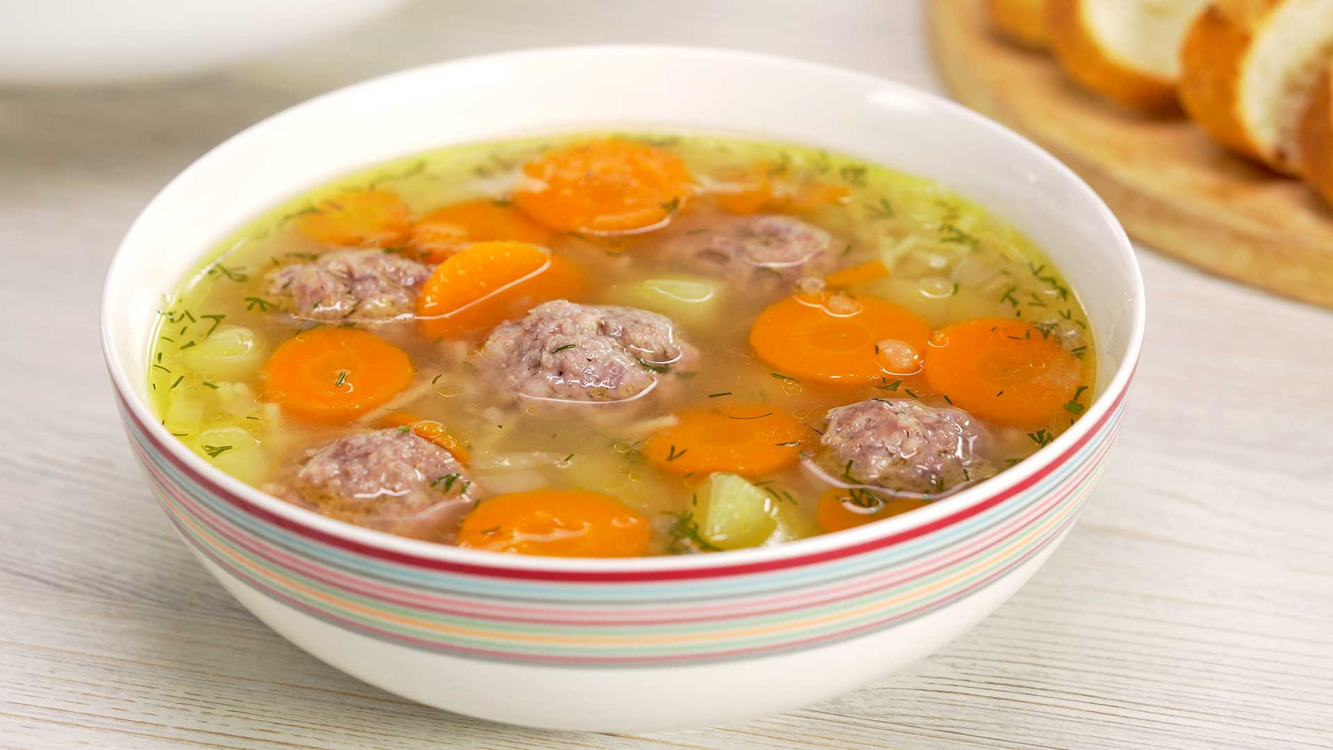 Суп с фрикадельками в мультиварке - сытный обед без особых усилий: рецепт с фото и видео
