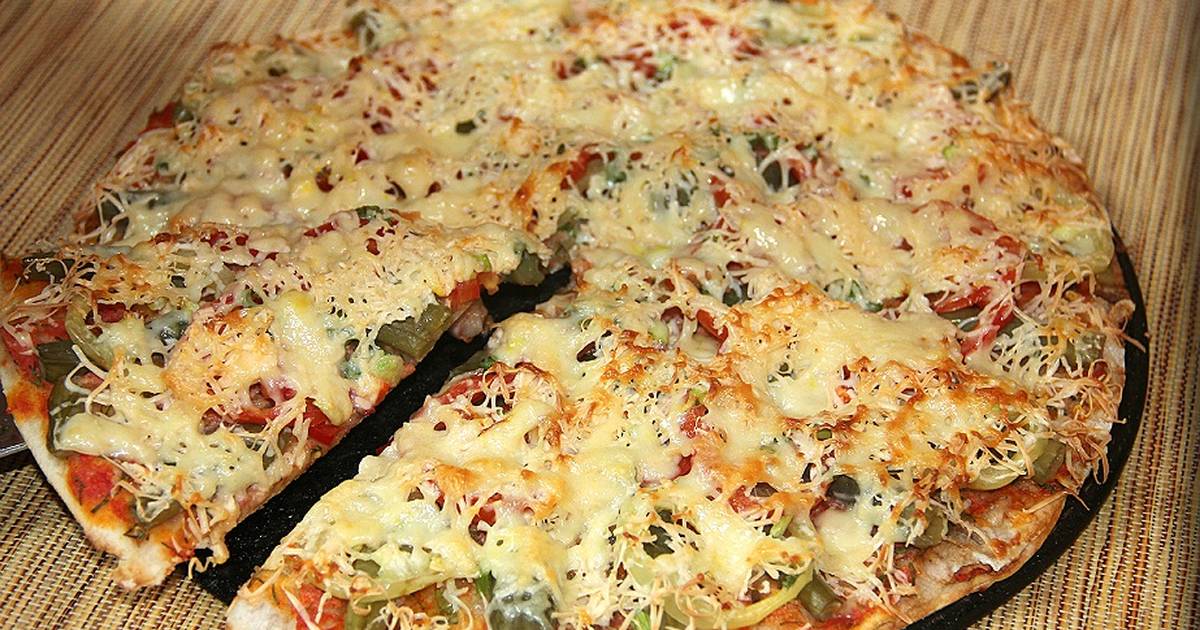 Пицца из лаваша на сковороде - как приготовить в домашних условиях