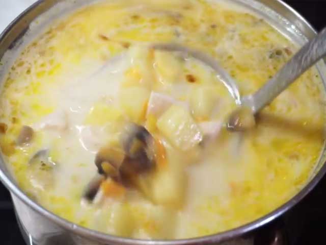 Ароматный овощной суп-пюре