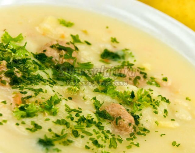 Сырный овощной суп-пюре
