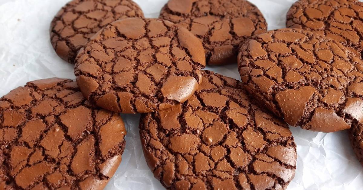 Шоколадное печенье с какао по домашнему рецепту на скорую руку