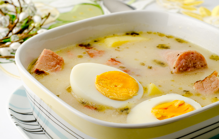 Польский суп журек и белый борщ: рецепты приготовления