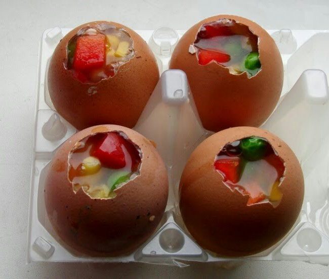 Желе в яйце, яйца фаберже заливные. яйцо заливное рецепт пошаговый. заливное в яйцах пошагово, с фото. рецепт заливных яиц