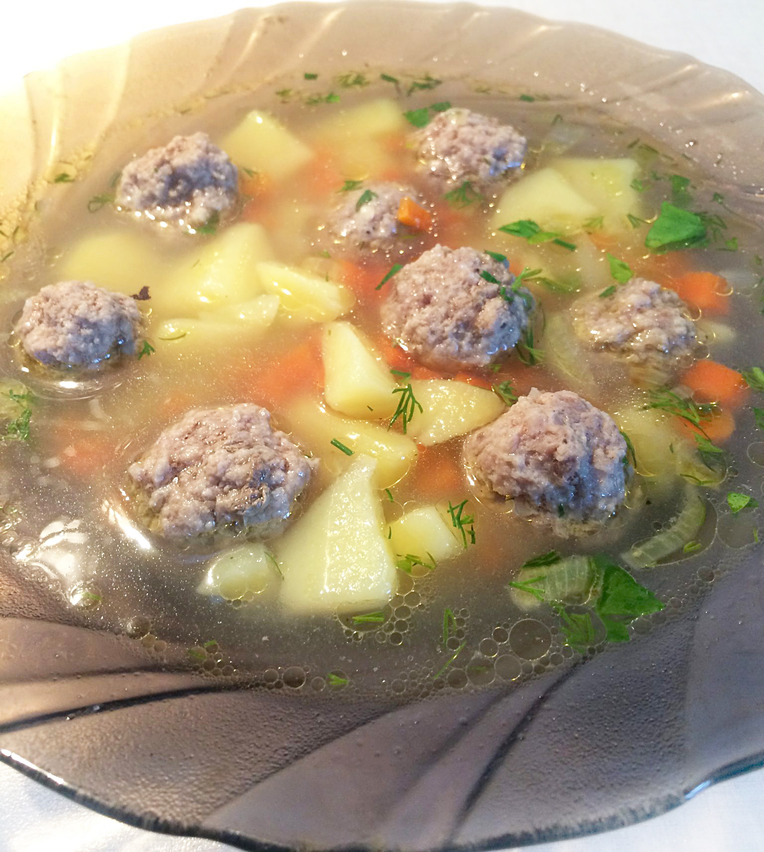 Овощной суп с фрикадельками – быстрый в приготовлении: рецепт с фото и видео