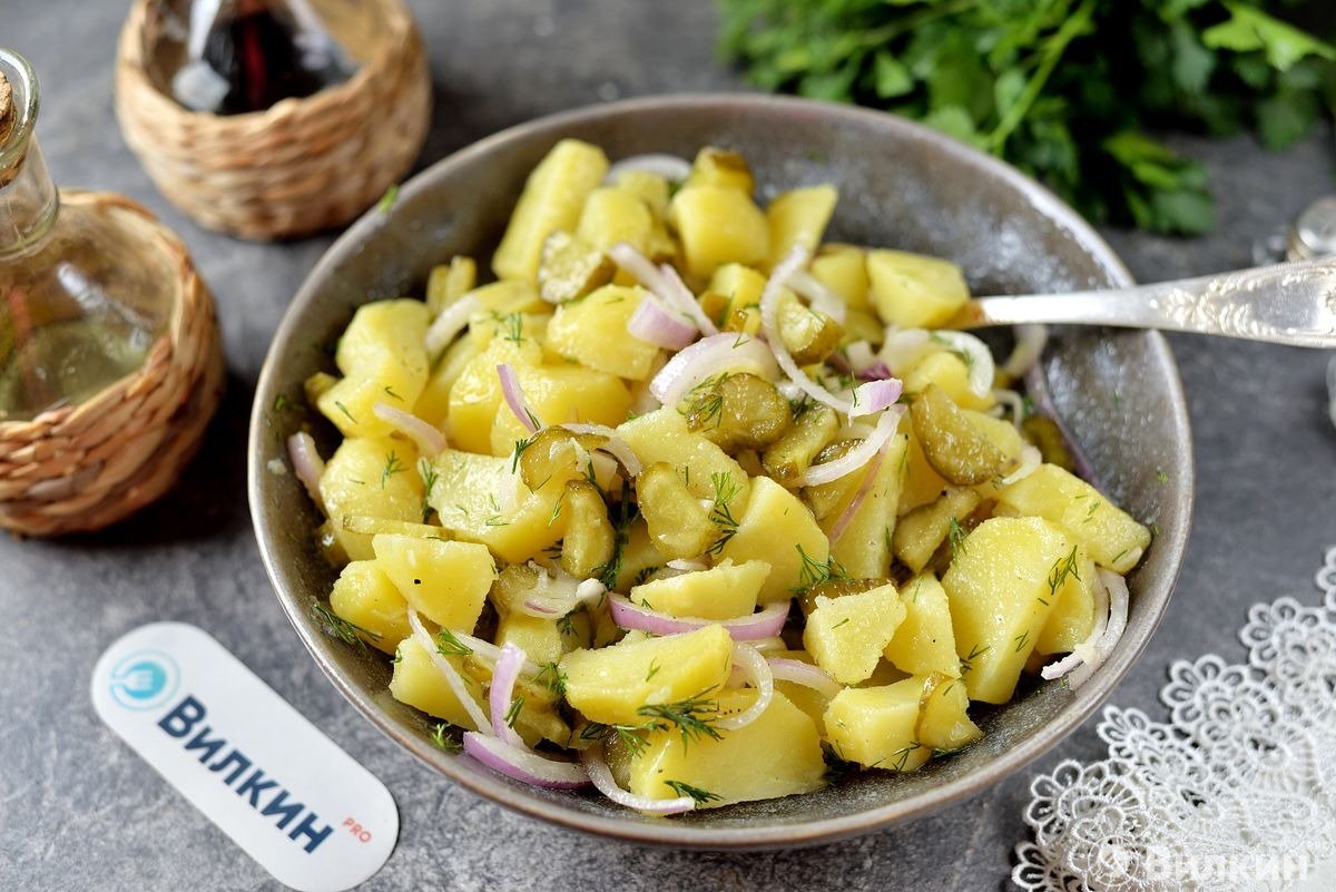 Картофельный салат — 15 вкусных рецептов приготовления!
