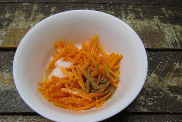 Марокканский салат с морковью и апельсинами