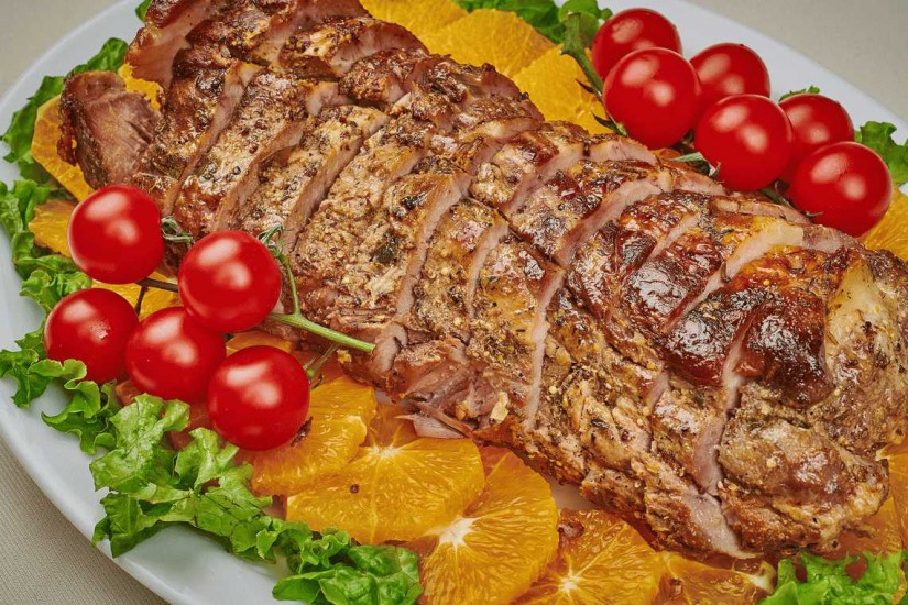 Пошаговый рецепт приготовления свиной корейки с фото