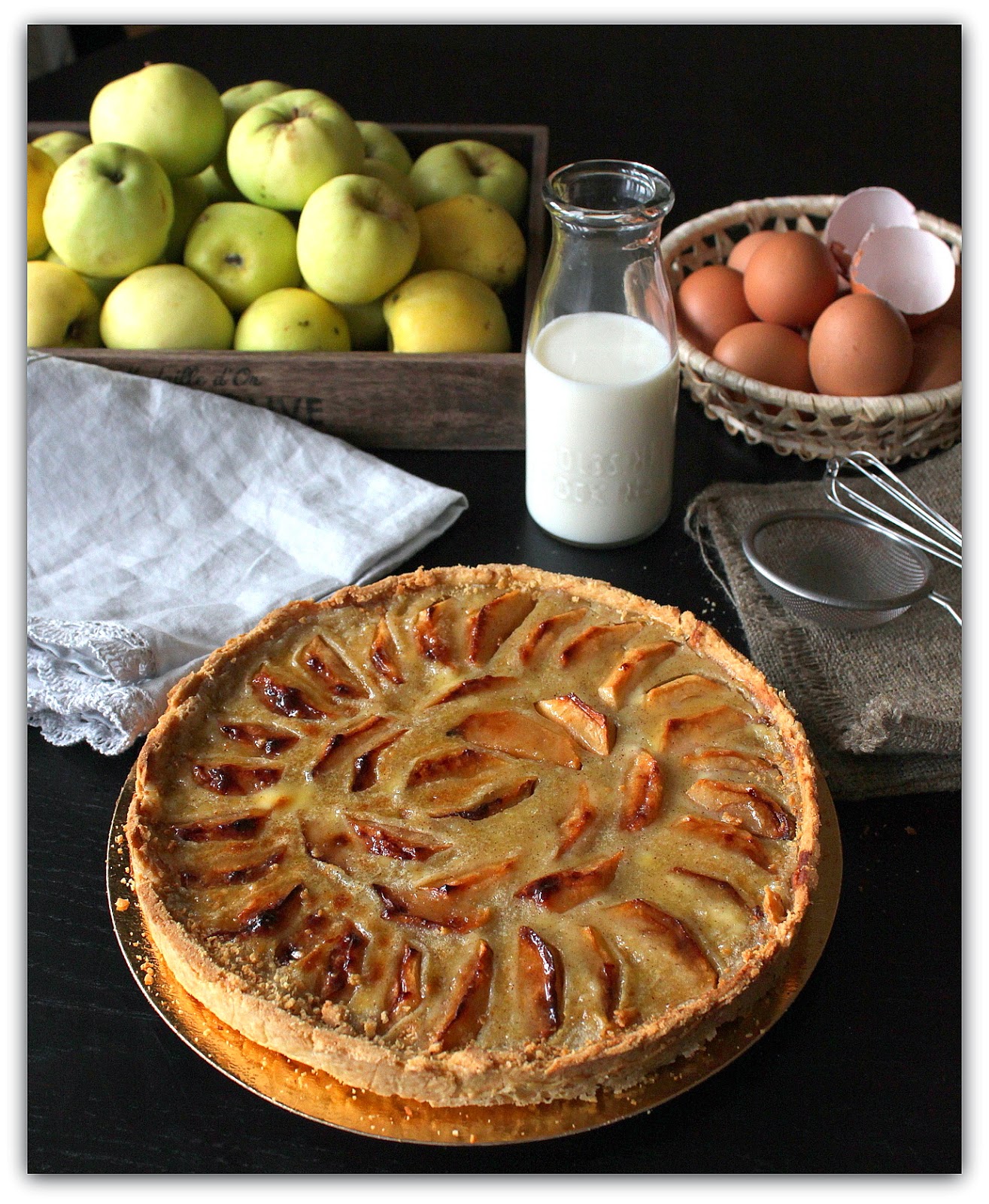 Тарт яблочный рецепт с фото | волшебная eда.ру