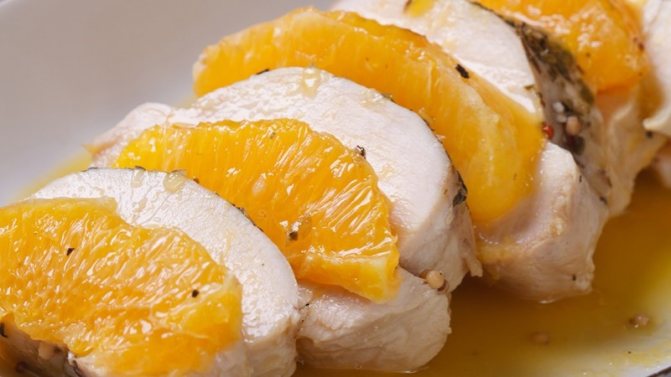 Курица в апельсиновом соусе