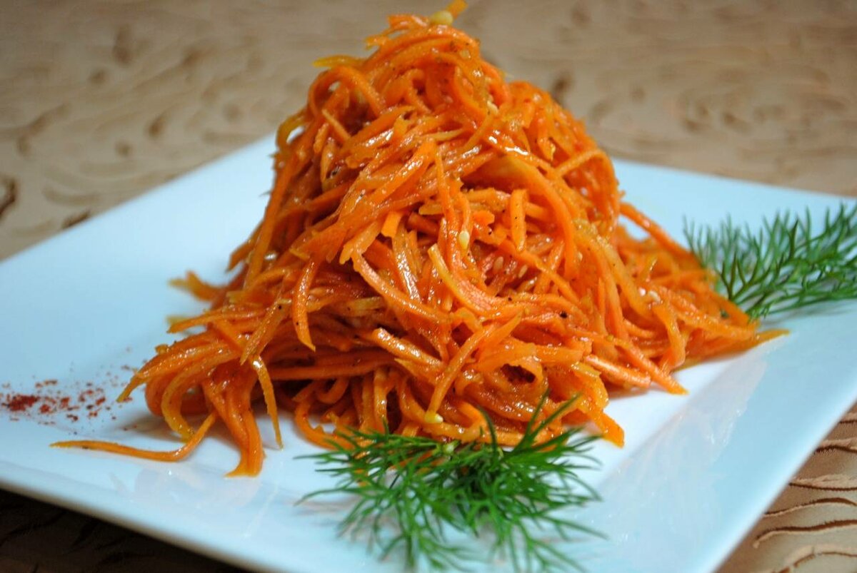 Пошаговый рецепт моркови по-корейски в домашних условиях с фото