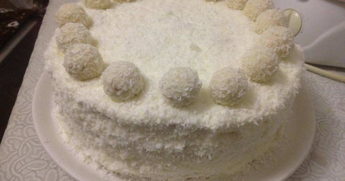 Как приготовить торт рафаэлло по пошаговому рецепту с фото