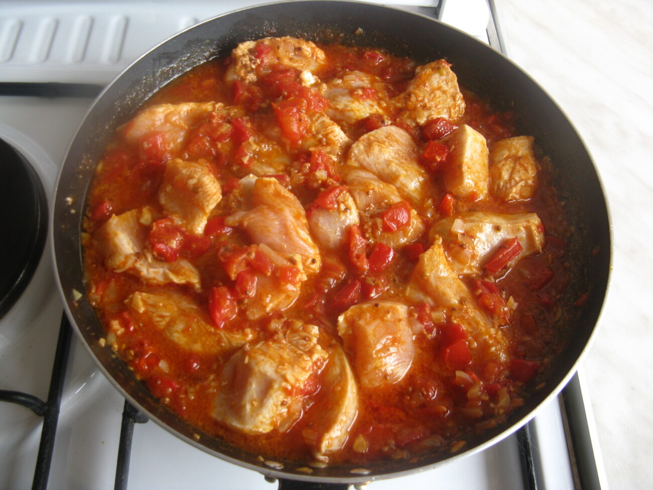 Куриное филе в томатном соусе -пошаговый рецепт с фото