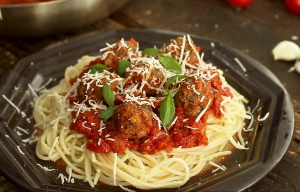 Спагетти с томатным соусом и фрикадельками - рецепт с фотографиями - patee. рецепты