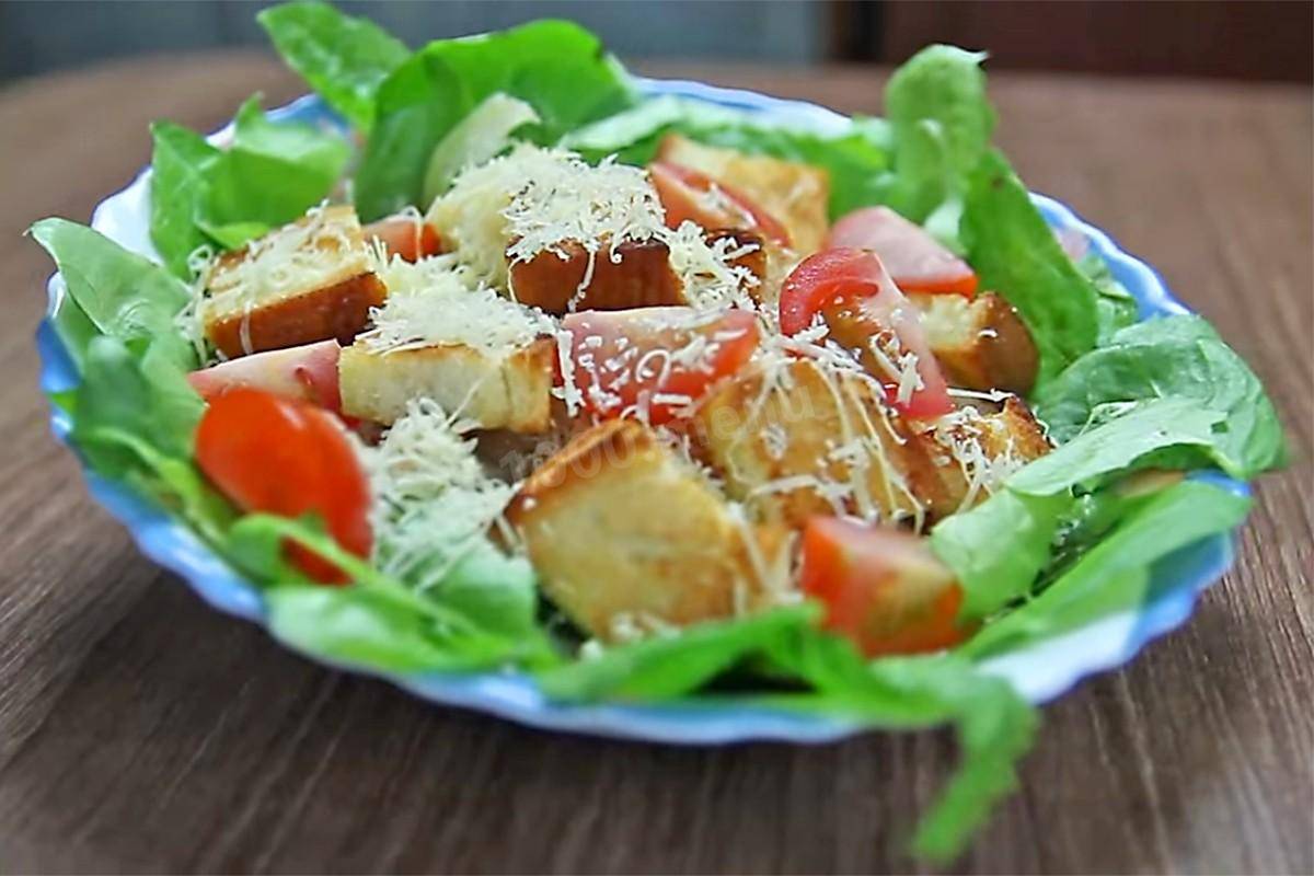 Салат цезарь с курицей в домашних условиях - 6 простых рецептов с фото
