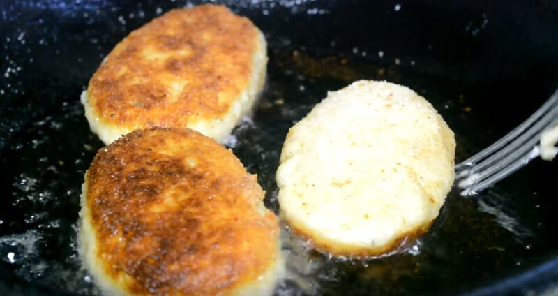 Картофельные зразы (котлетки) с сыром