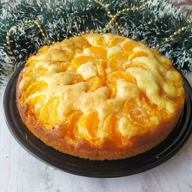 Рецепт пирога мандариновые облака