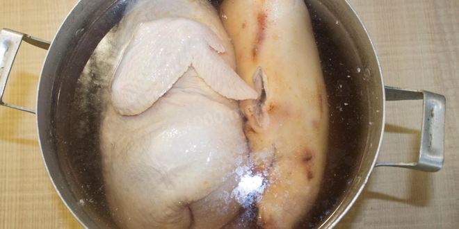 Холодец (студень) из курицы с желатином в домашних условиях